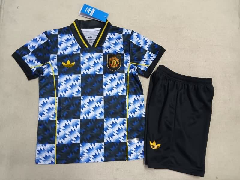 Kids Manchester United 25/26 Special Soccer Jersey And Shorts Kids Manchester United 25/26 Special Soccer Jersey And Shorts