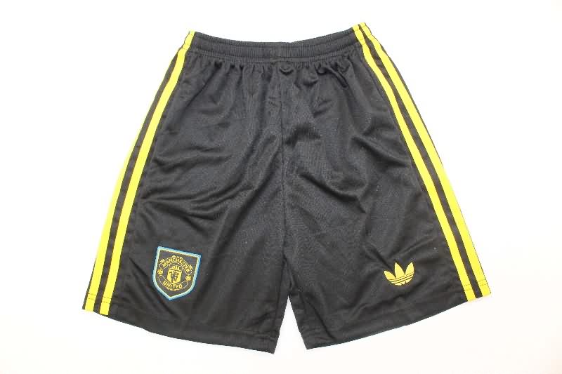 Kids Manchester United 25/26 Third Soccer Jersey And Shorts