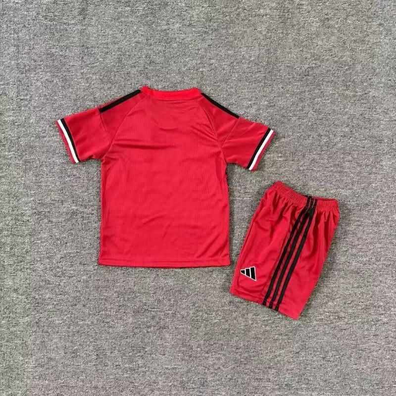 Kids Manchester United 25/26 Training Soccer Jersey And Shorts