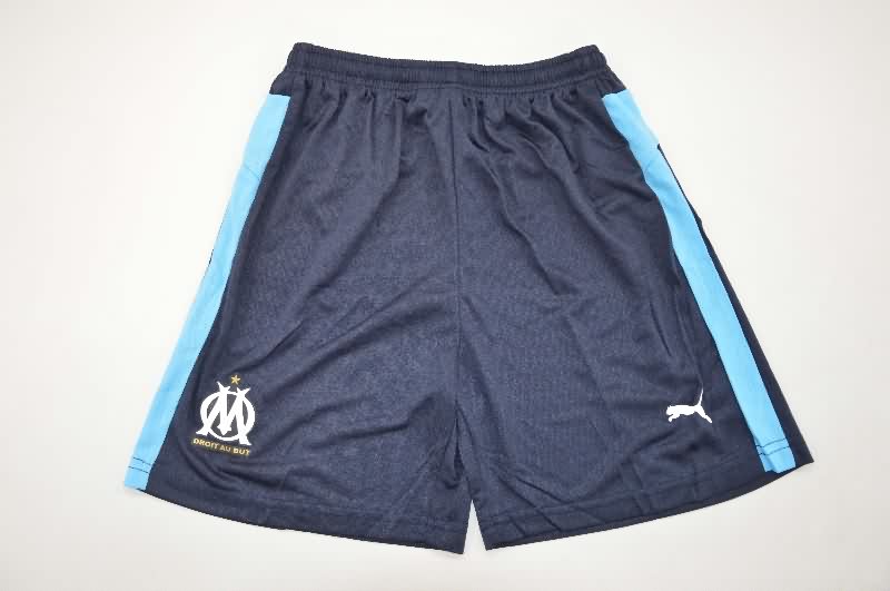 Kids Marseilles 25/26 Away Soccer Jersey And Shorts (Player)