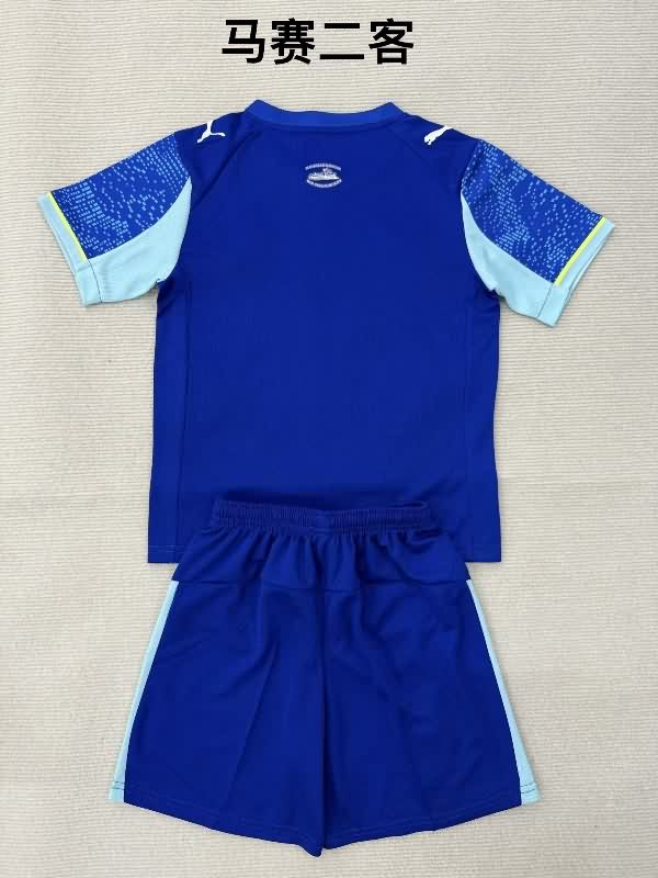 Kids Marseilles 25/26 Third Soccer Jersey And Shorts