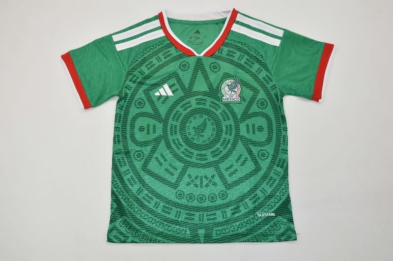 Kids Mexico 2026 World Cup Home Soccer Jersey And Shorts