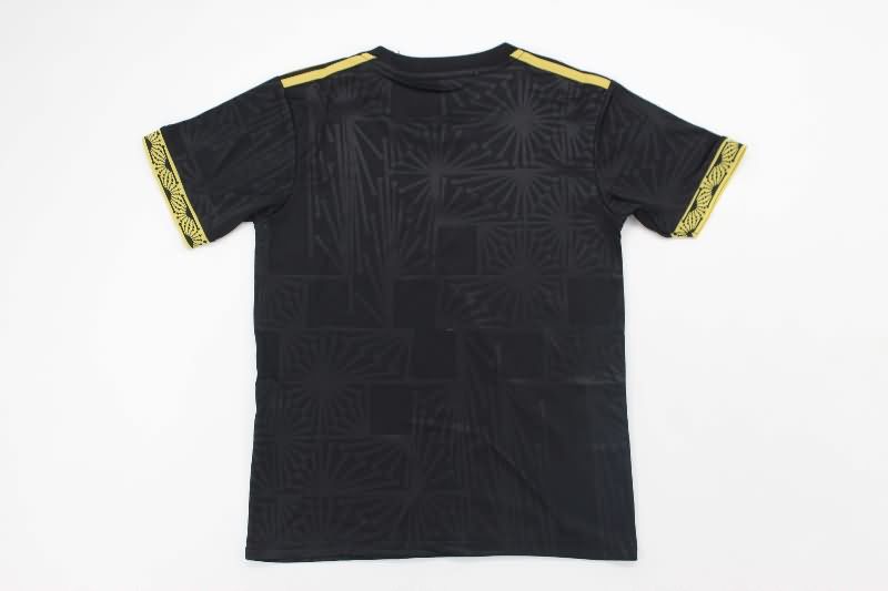 Kids Mexico Soccer Jersey Gold Cup Black Replica 2025