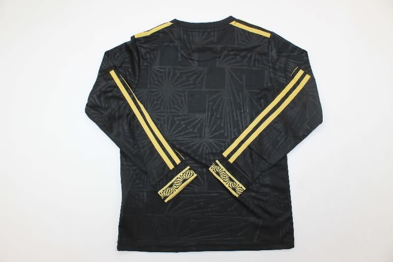 Kids Mexico 2025 Gold Cup Black Long Sleeve Soccer Jersey And Shorts