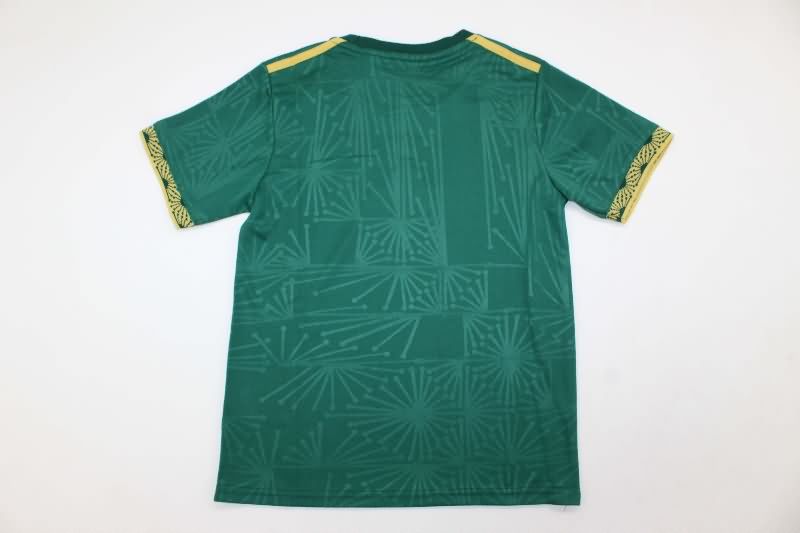Kids Mexico 2025 Gold Cup Green Soccer Jersey And Shorts