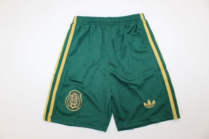 Kids Mexico 2025 Gold Cup Green Soccer Jersey And Shorts