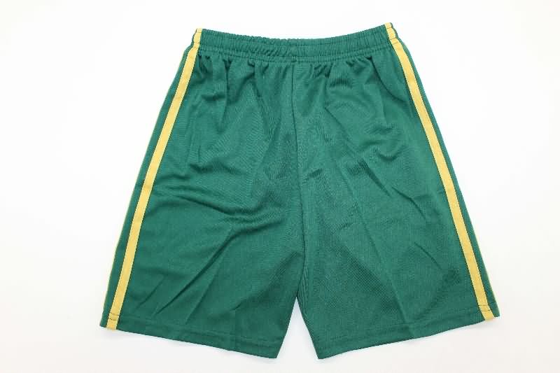 Kids Mexico 2025 Gold Cup Green Soccer Jersey And Shorts