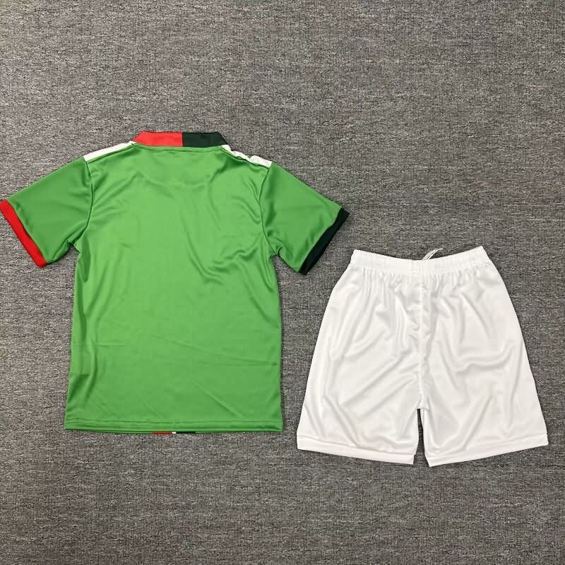 Kids Mexico 2025 Home Soccer Jersey And Shorts