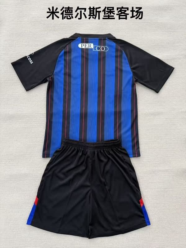 Kids Middlesbrough 25/26 Away Soccer Jersey And Shorts
