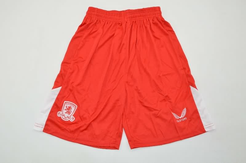 Kids Middlesbrough 25/26 Home Soccer Jersey And Shorts