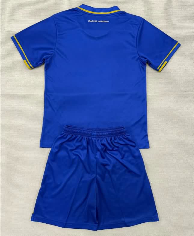 Kids Monaco 25/26 Away Soccer Jersey And Shorts
