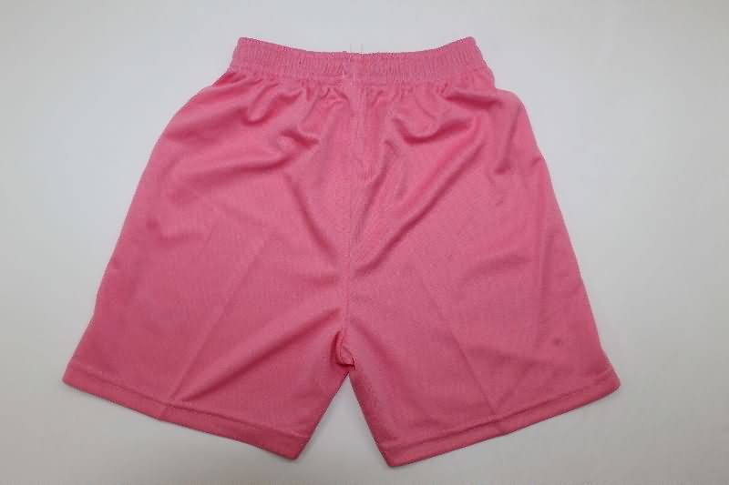 Kids Monterrey 2025 Club World Cup Goalkeeper Pink Soccer Jersey And Shorts