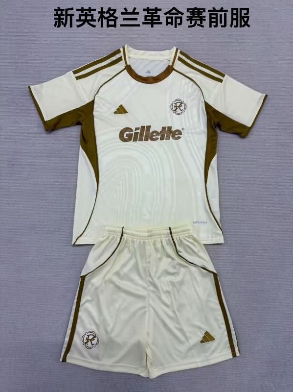 Kids New England 2025 Training Soccer Jersey And Shorts