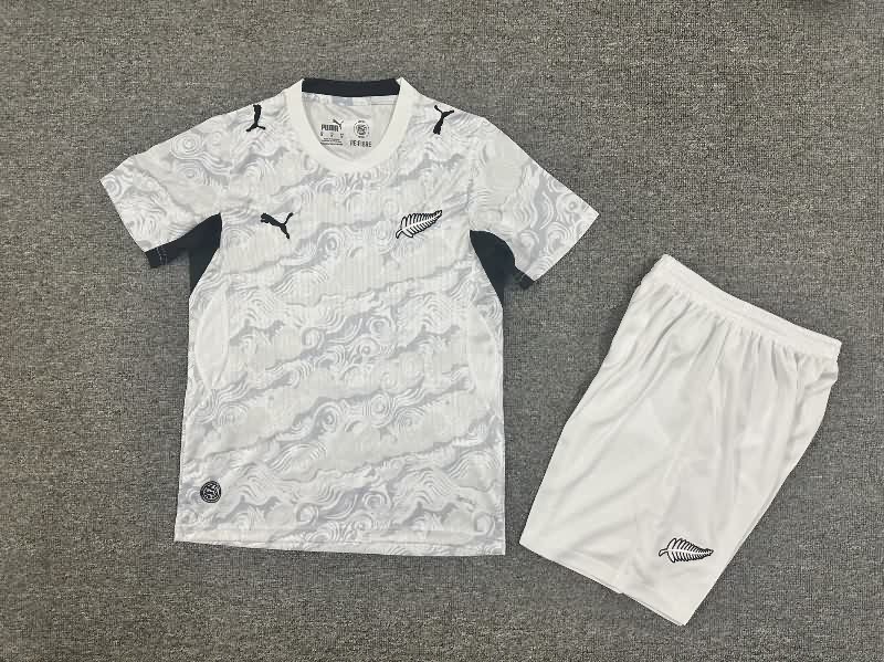 Kids New Zealand 2026 Home Soccer Jersey And Shorts Kids New Zealand 2026 Home Soccer Jersey And Shorts