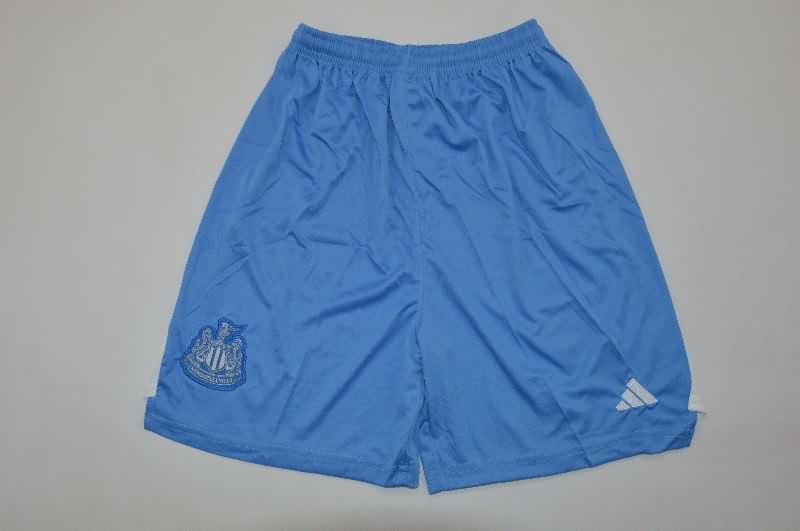 Kids Newcastle United 25/26 Goalkeeper Blue Soccer Jersey And Shorts