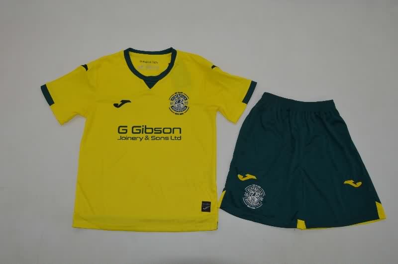 Kids Norwich 25/26 Home Soccer Jersey And Shorts