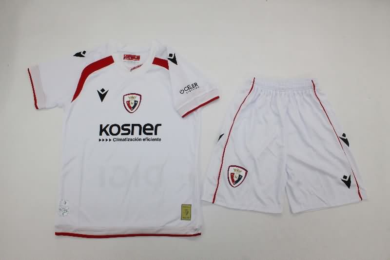 Kids Osasuna 25/26 Away Soccer Jersey And Shorts
