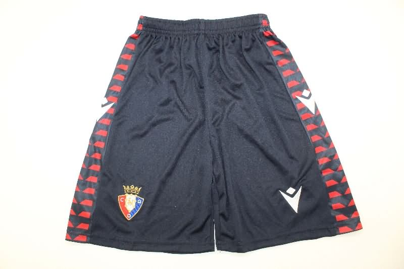Kids Osasuna 25/26 Home Soccer Jersey And Shorts
