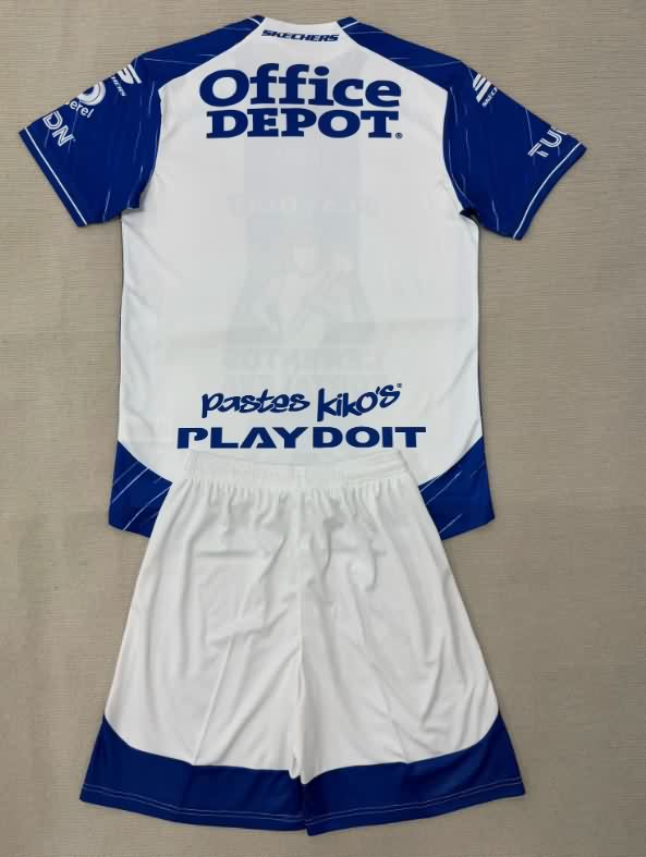 Kids Pachuca 25/26 Home Soccer Jersey And Shorts