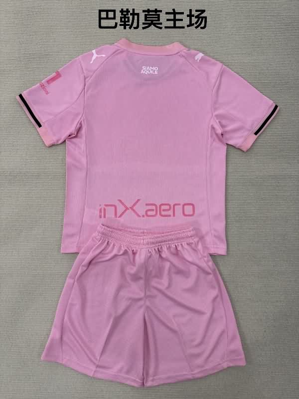 Kids Palermo 25/26 Home Soccer Jersey And Shorts