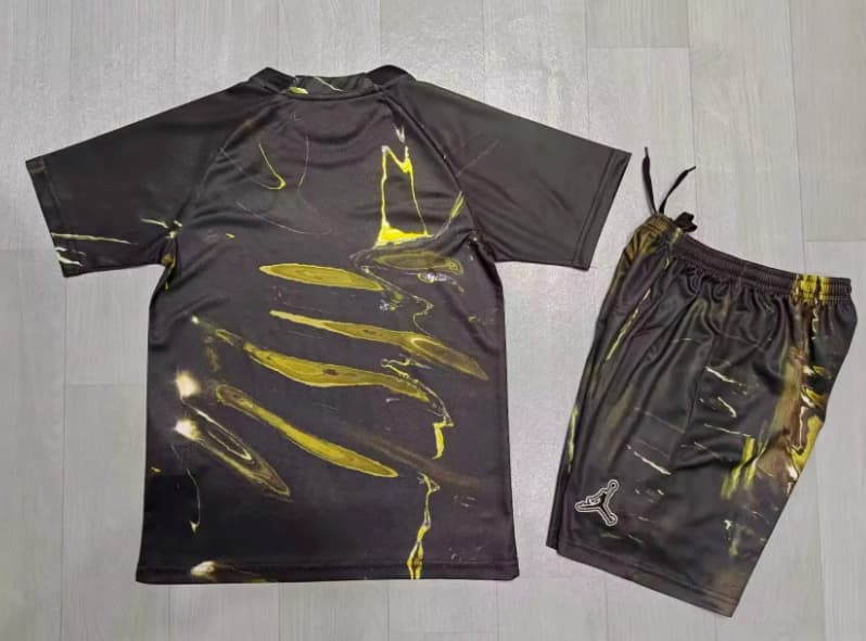 Kids Paris St German 25/26 Fifth Soccer Jersey And Shorts