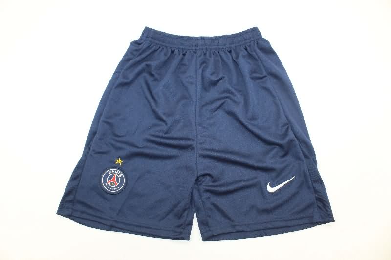 Kids Paris St German 25/26 Home Soccer Jersey And Shorts With Star