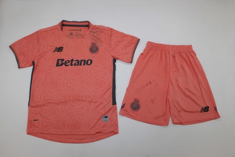 Kids Porto 25/26 Away Soccer Jersey And Shorts