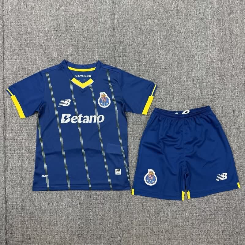 Kids Porto 25/26 Fourth Soccer Jersey And Shorts