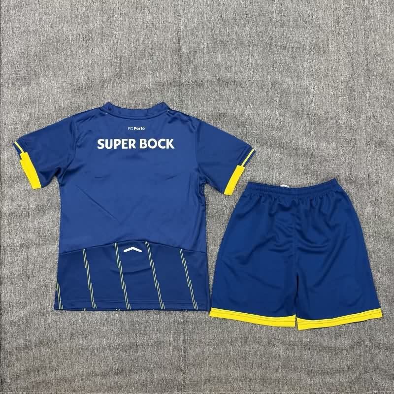 Kids Porto 25/26 Fourth Soccer Jersey And Shorts
