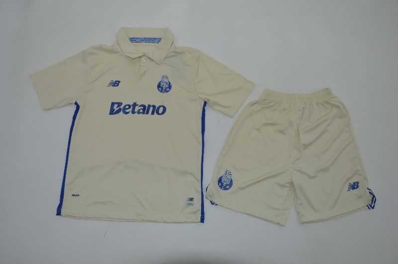 Kids Porto 25/26 Third Soccer Jersey And Shorts