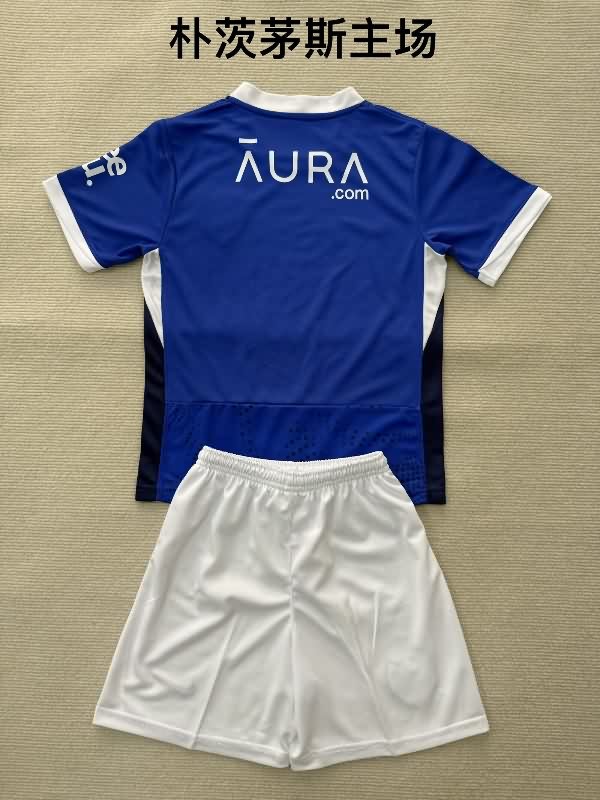 Kids Portsmouth 25/26 Home Soccer Jersey And Shorts