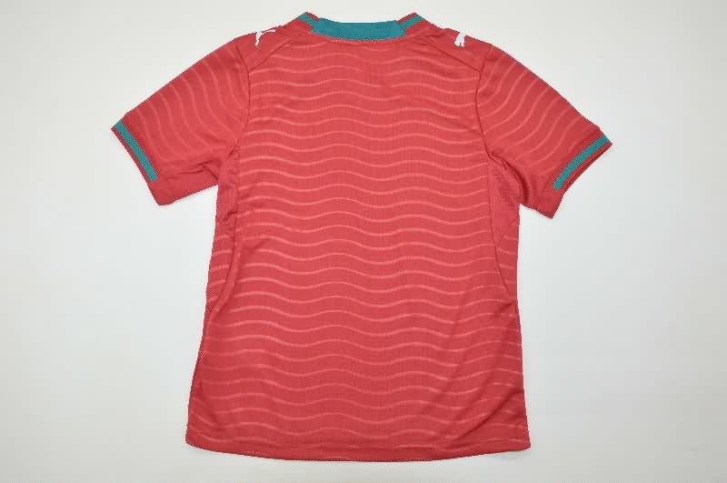 Kids Portugal 25/26 Home Soccer Jersey And Shorts