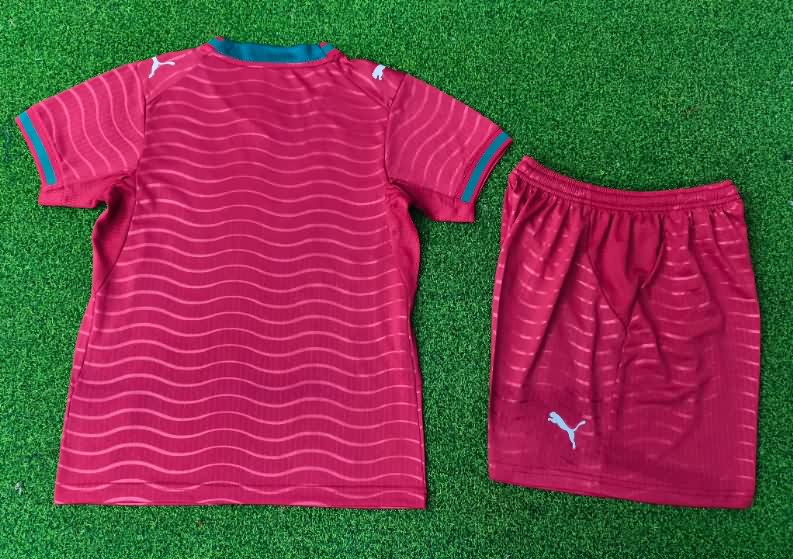 Kids Portugal 2026 World Cup Home Soccer Jersey And Shorts (Player)