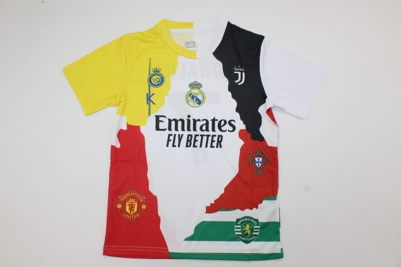 Kids Portugal 2025 RONALDO Special Soccer Jersey And Shorts