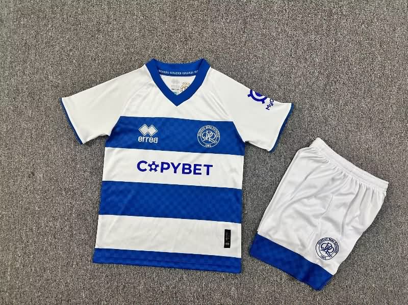 Kids Queens Park Rangers 25/26 Home Soccer Jersey And Shorts