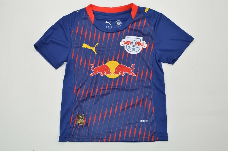Kids RB Leipzig 25/26 Away Soccer Jersey And Shorts