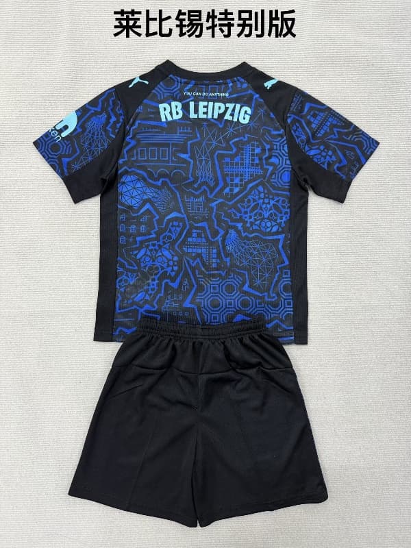 Kids RB Leipzig 25/26 Special Soccer Jersey And Shorts