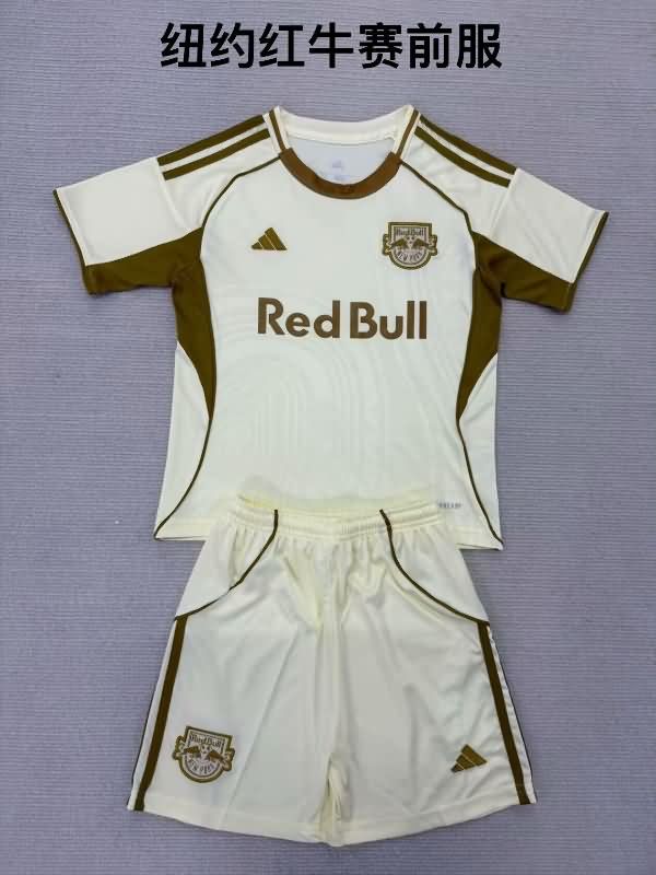 Kids RB New York 2025 Training Soccer Jersey And Shorts