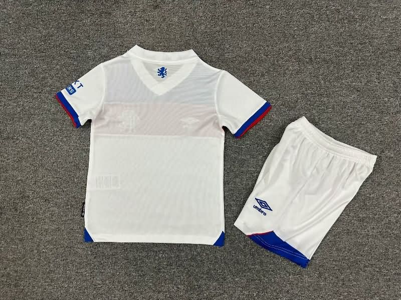 Kids Rangers 25/26 Away Soccer Jersey And Shorts