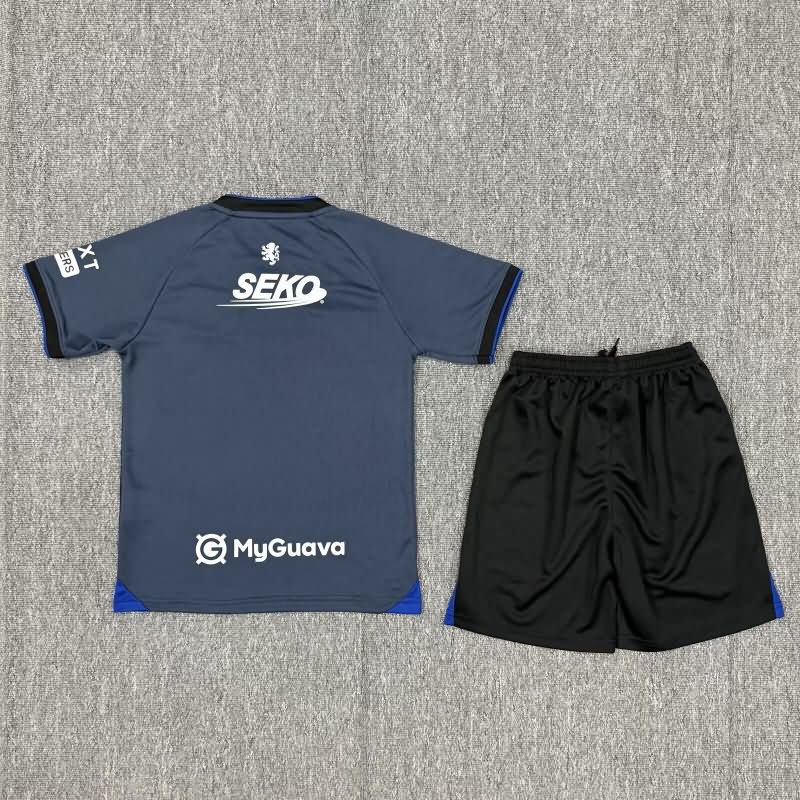 Kids Rangers 25/26 Third Soccer Jersey And Shorts