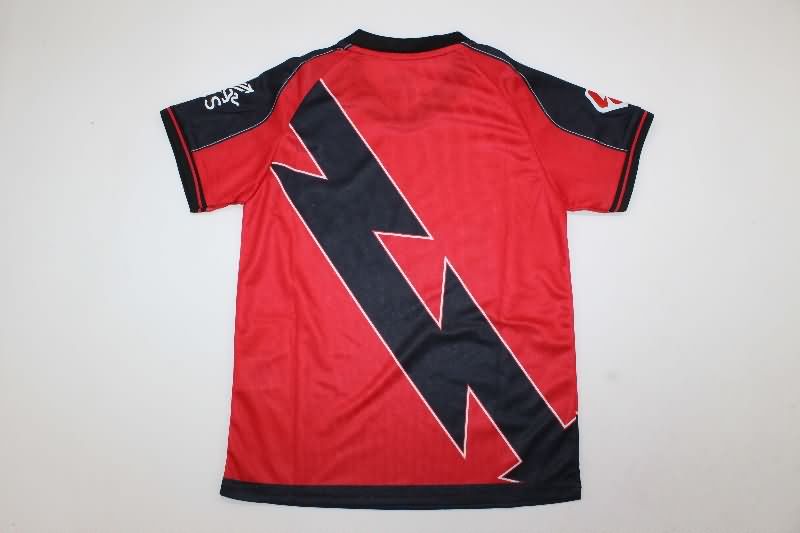 Kids Rayo Vallecano 25/26 Away Soccer Jersey And Shorts