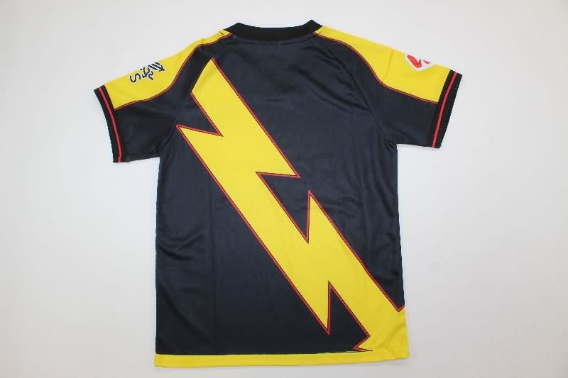 Kids Rayo Vallecano 25/26 Third Soccer Jersey And Shorts