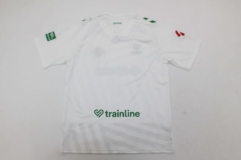 Kids Real Betis 25/26 Goalkeeper White Soccer Jersey And Shorts