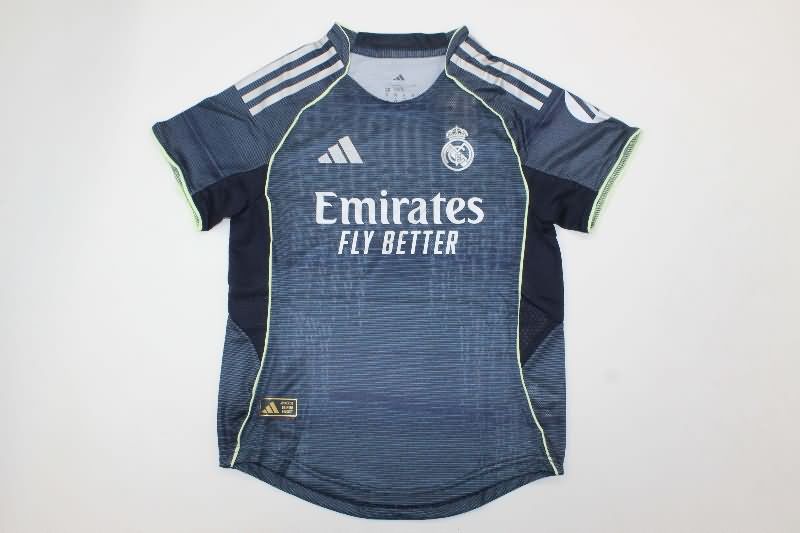 Kids Real Madrid 25/26 Away Soccer Jersey And Shorts (Player)