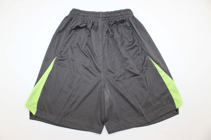 Kids Real Madrid 25/26 Goalkeeper Black Soccer Jersey And Shorts