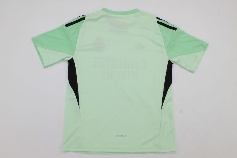 Kids Real Madrid 25/26 Goalkeeper Green Soccer Jersey And Shorts