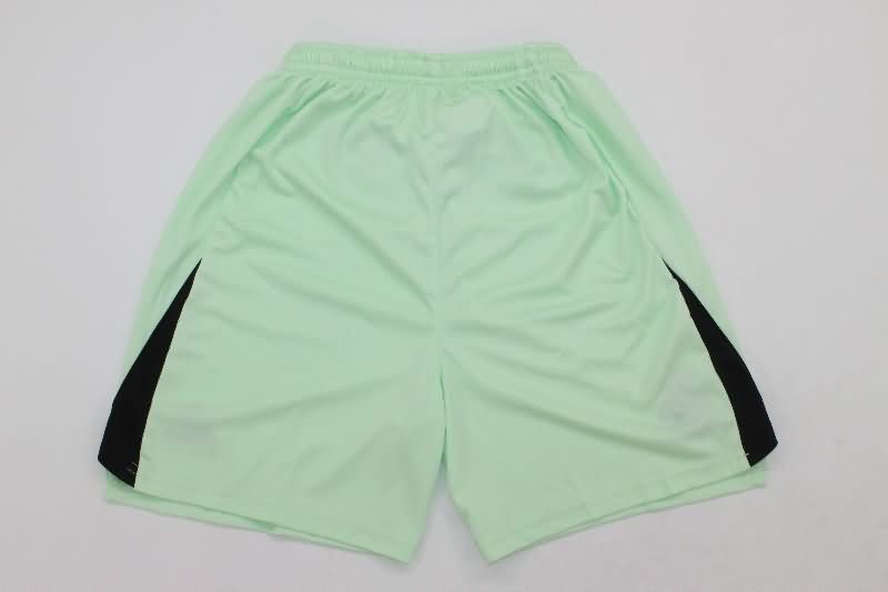 Kids Real Madrid 25/26 Goalkeeper Green Soccer Jersey And Shorts