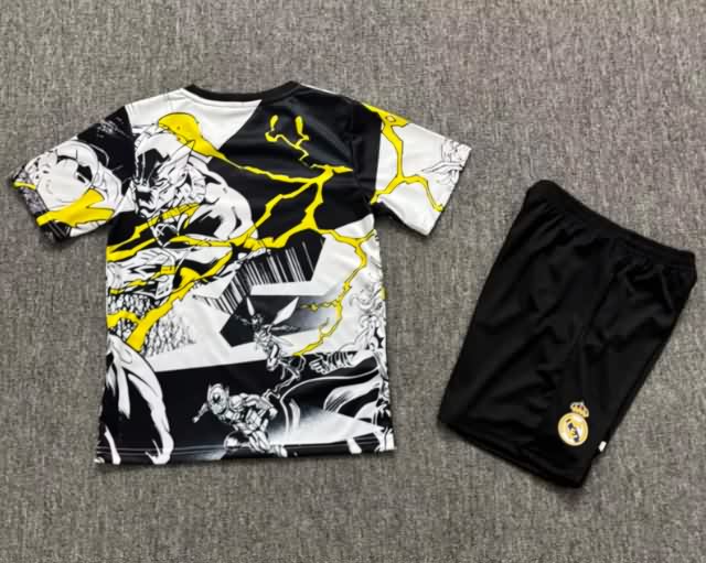 Kids Real Madrid 25/26 Special Soccer Jersey And Shorts