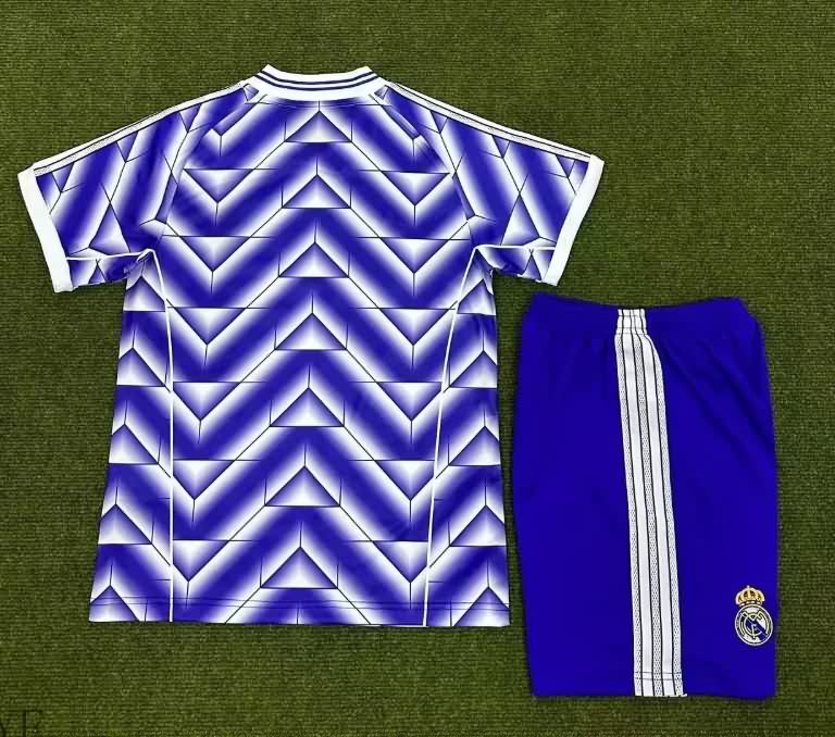 Kids Real Madrid 25/26 Training Soccer Jersey And Shorts 02