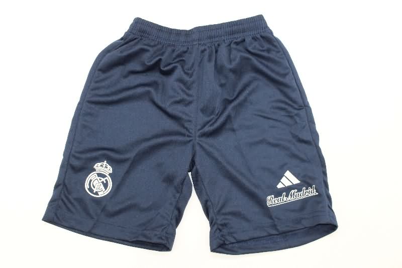 Kids Real Madrid 25/26 Travel Soccer Jersey And Shorts